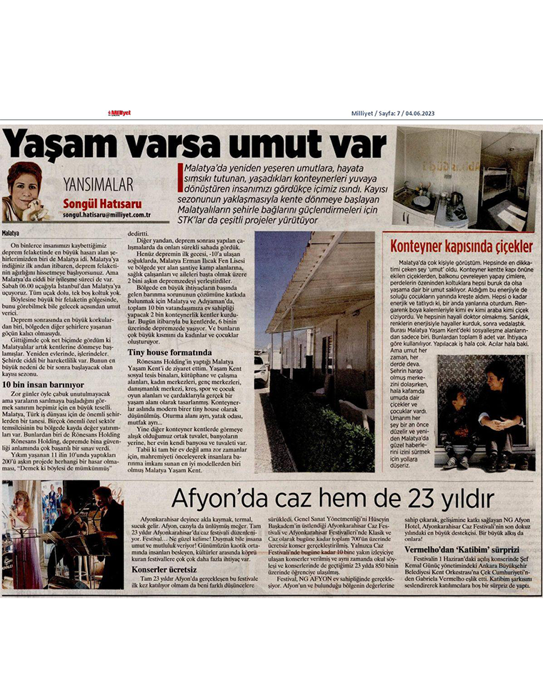 Ng Hotels Basinda Biz Milliyet Gazetesi